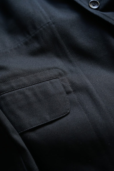 ANATOMICA SAPPORO ONLINE STORE / HOBEREAU / TWILL COTTON / BLACK