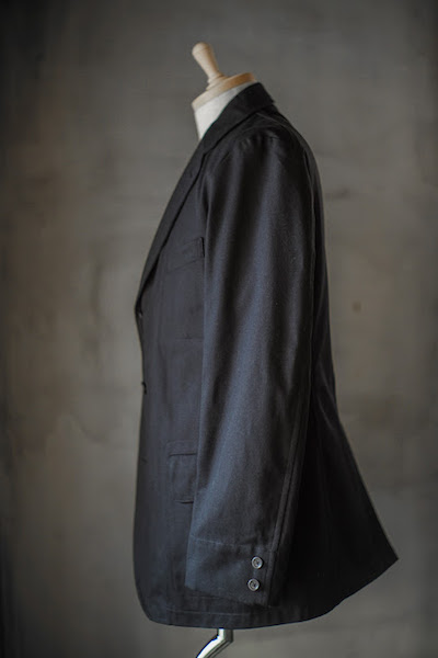 ANATOMICA SAPPORO ONLINE STORE / HOBEREAU / TWILL COTTON / BLACK