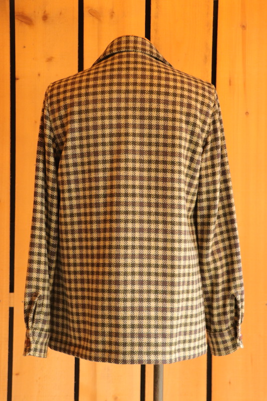 ANATOMICA SAPPORO ONLINE STORE / LOAFER JACKET / WOOL / BROWN CHECK