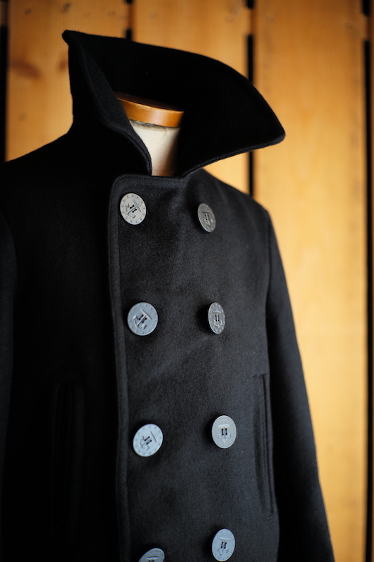 ANATOMICA SAPPORO ONLINE STORE / PEA COAT for LADIES / FRENCH WOOL / BLACK