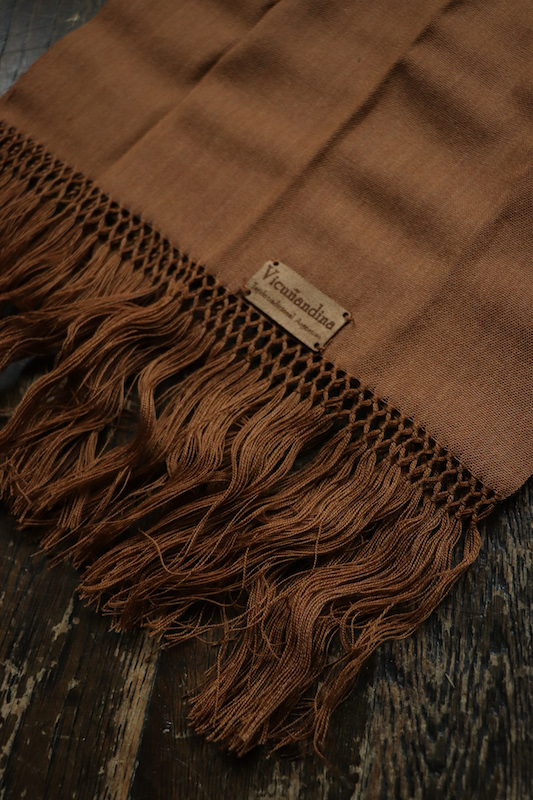 ANATOMICA SAPPORO ONLINE STORE / VICUNANDINA SCARF / BROWN / SMALL